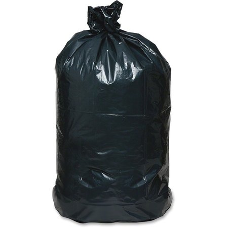 WEBSTER 60 gal Trash Bags, XL, 1.65 mil (42 Micron), Black, 100 PK WBIRNW6060
